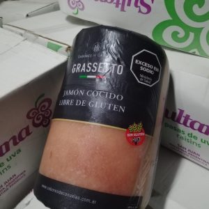 JAMON NATURAL CON CUERO GRASSETTO